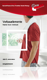 Produktflyer Rolladensysteme Vorbauelemente - Genius Fenster- & Türen GmbH