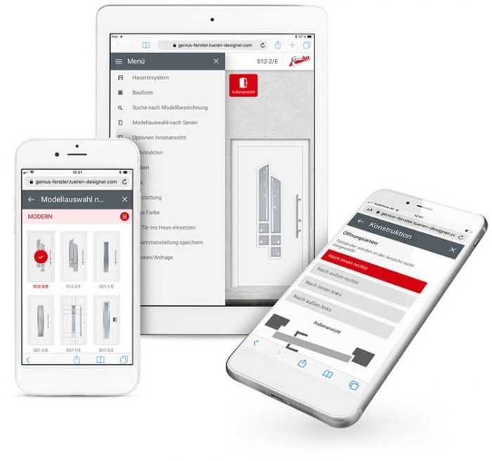 Planer und Konfigurator für Fenster und Haustüren